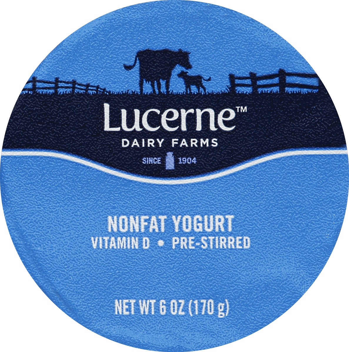 slide 3 of 3, Lucerne Dairy Farms Yogurt Nonfat Light Blueberry Flavored, 6 oz