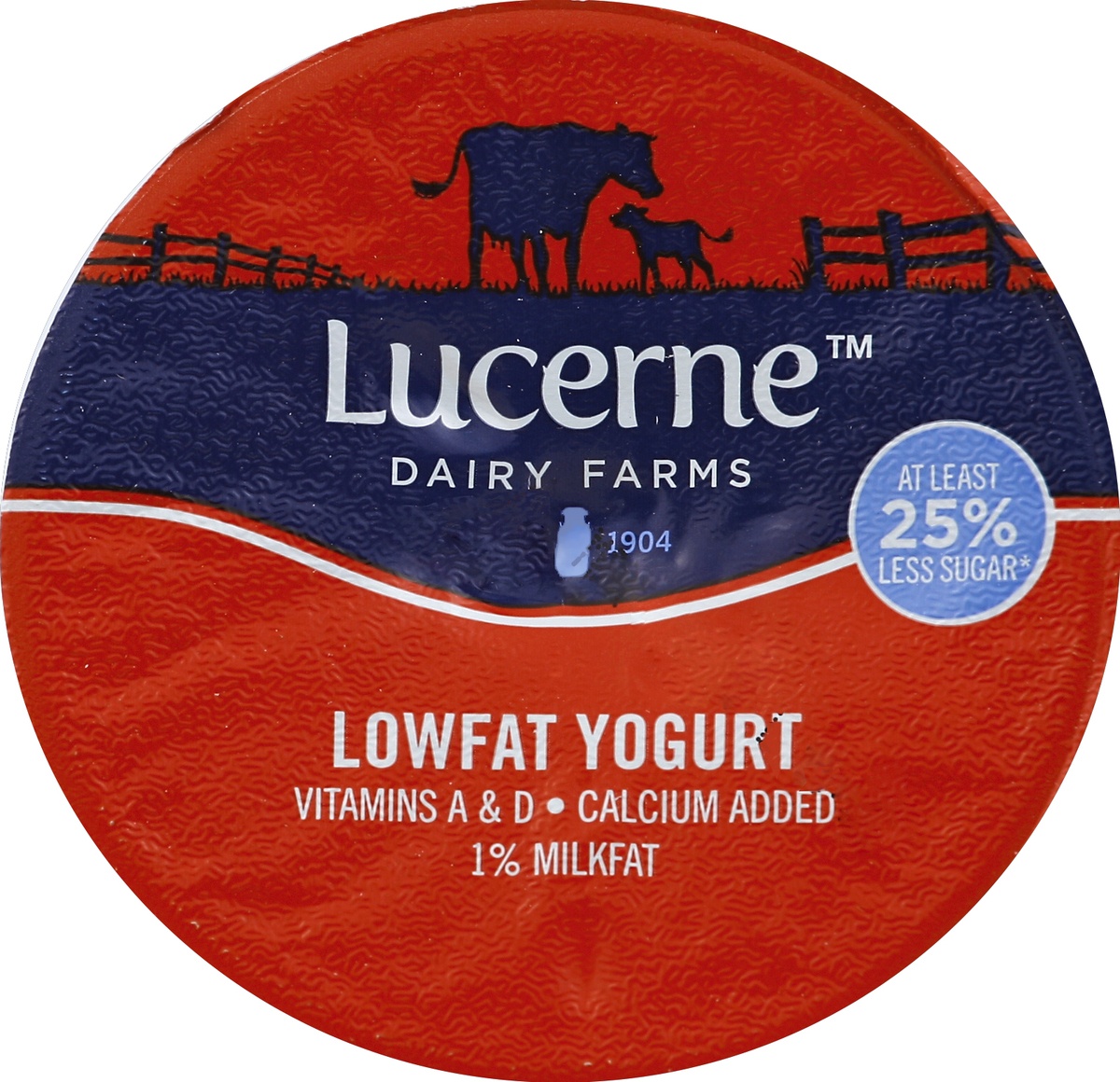 Lucerne Dairy Farms Lucerne Yogurt Low Fat Cherry 6 oz Shipt