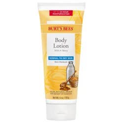 Burt's Bees Body Lotion for Normal to Dry Skin with Milk & Honey, 6 Oz