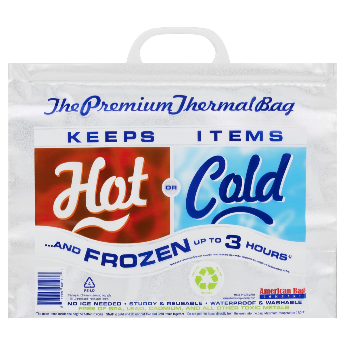 slide 2 of 2, American Bag Company Premium Hot/Cold Thermal Bag 1 ea, 1 ct