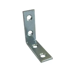 RELIABILT 2.5-in x 0.625-in x 2.5-in 2 -Gauge Zinc-plated Steel Corner brace 4 -Pack