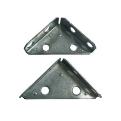 RELIABILT 2-in x 2-in x 0.61-in 1.5 -Gauge Zinc-plated Steel Corner brace 2 -Pack