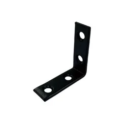 RELIABILT 1.5-in x 0.5-in x 1.5-in 1.8 -Gauge Black Steel Corner brace 4 -Pack