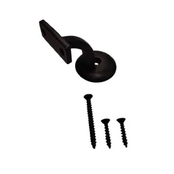 RELIABILT 2.125-in x 3-in Black Painted Zinc alloy Interior Handrail bracket