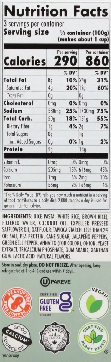slide 10 of 15, Daiya Deluxe Cheddar Jalapeno Style Mac & Cheeze 10.6 oz, 10.6 oz