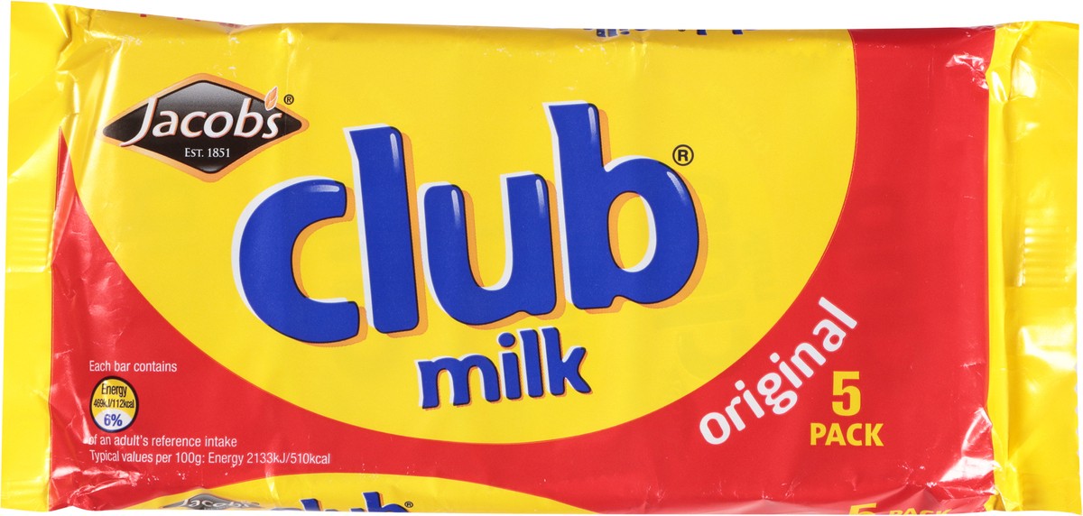 slide 8 of 14, Jacob's Original Club Milk 5 Pack, 5pck