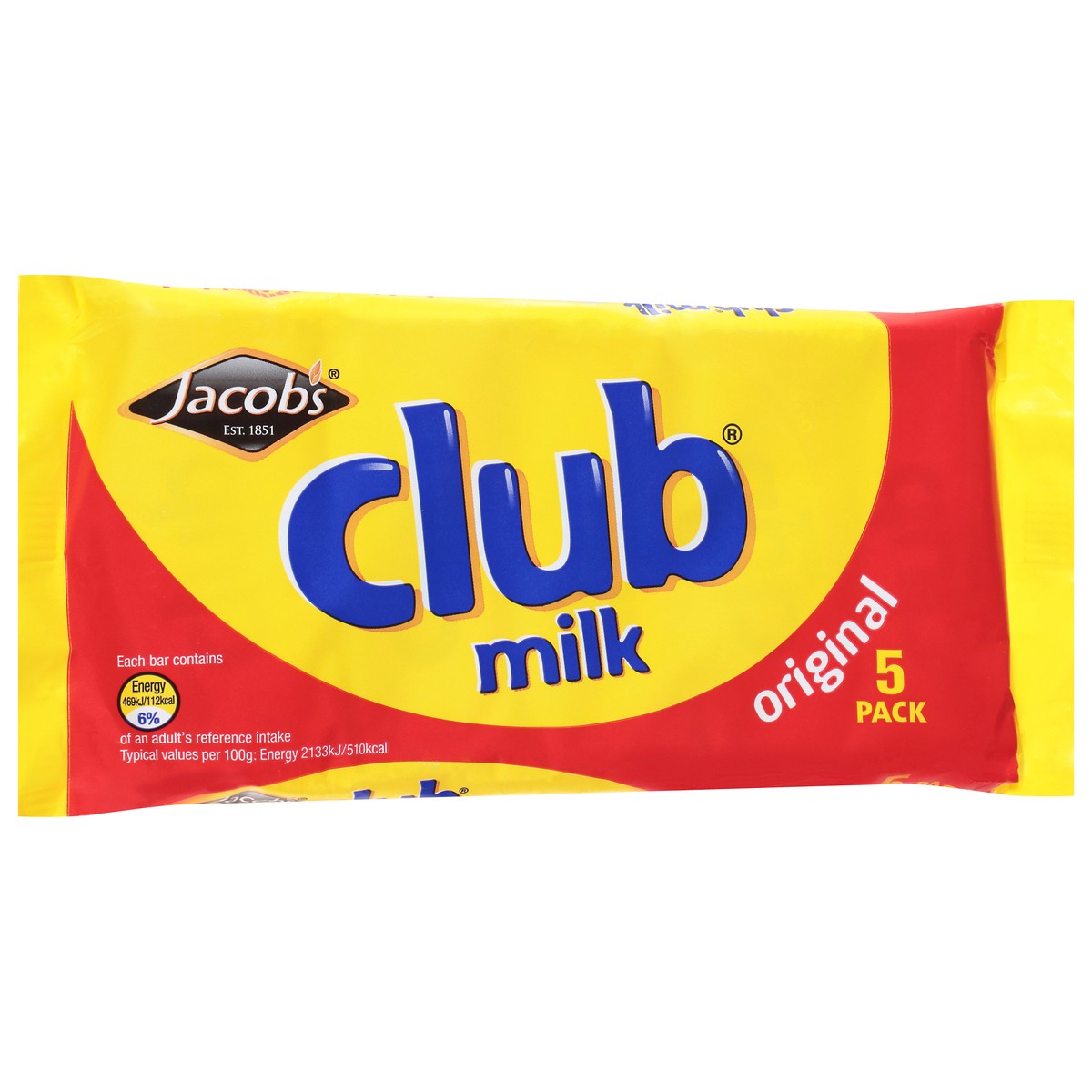 slide 13 of 14, Jacob's Original Club Milk 5 Pack, 5pck