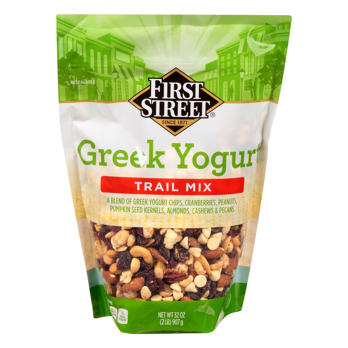 slide 1 of 1, First Street Greek Yogurt Trail Mix, 32 oz