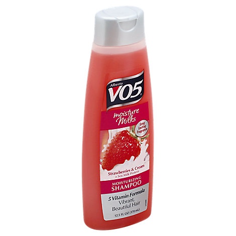 slide 1 of 1, Alberto Vo5 Shampoo Moisturizing Moisture Milks Strawberries & Cream, 12.5 fl oz