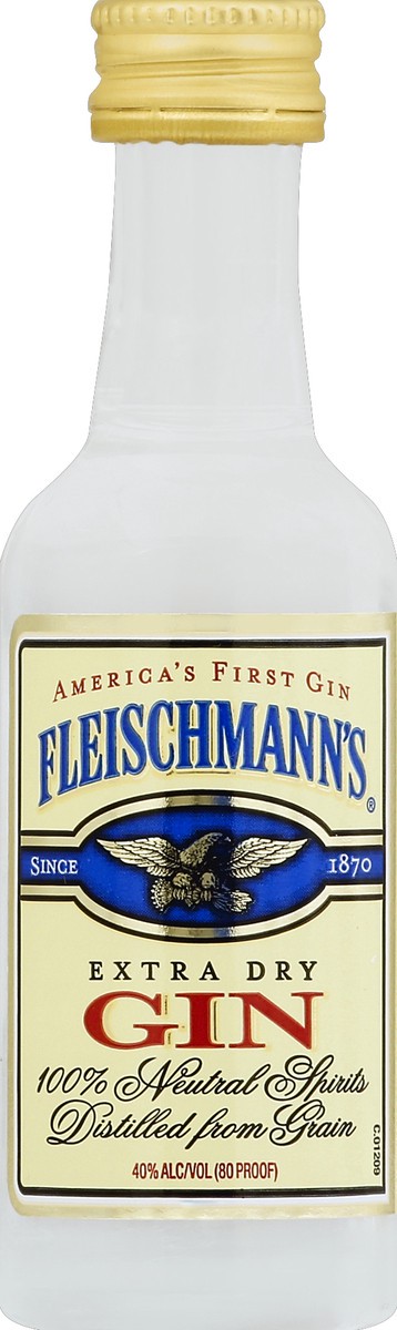 slide 2 of 2, Fleischmann's Gin 50 ml, 50 ml