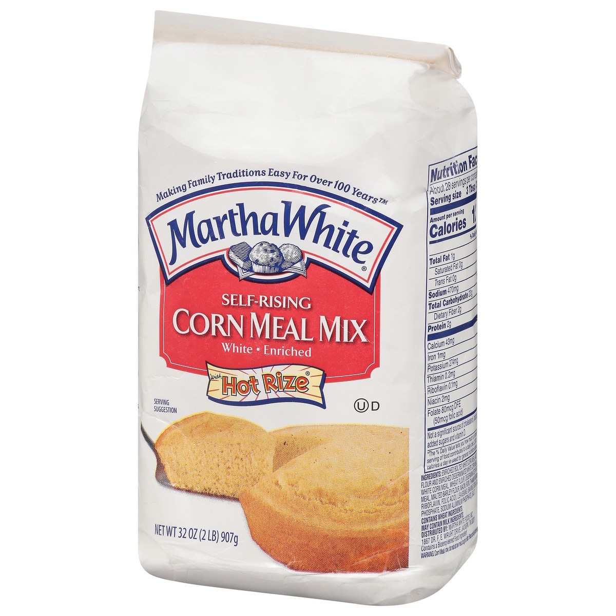 slide 3 of 9, Martha White Self Rising Cornmeal, 2 lb