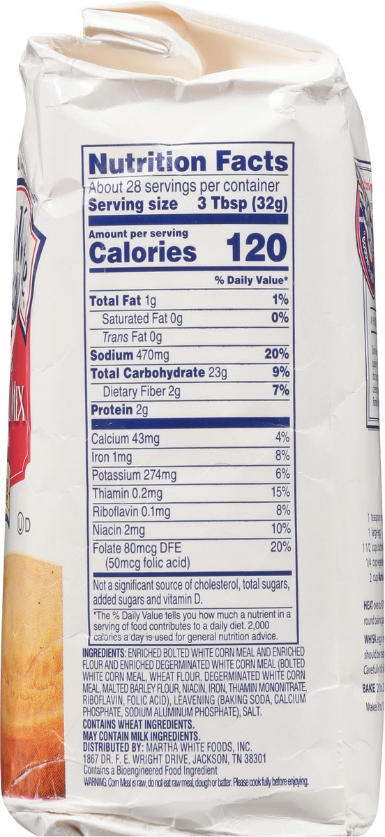 slide 8 of 9, Martha White Self Rising Cornmeal, 2 lb