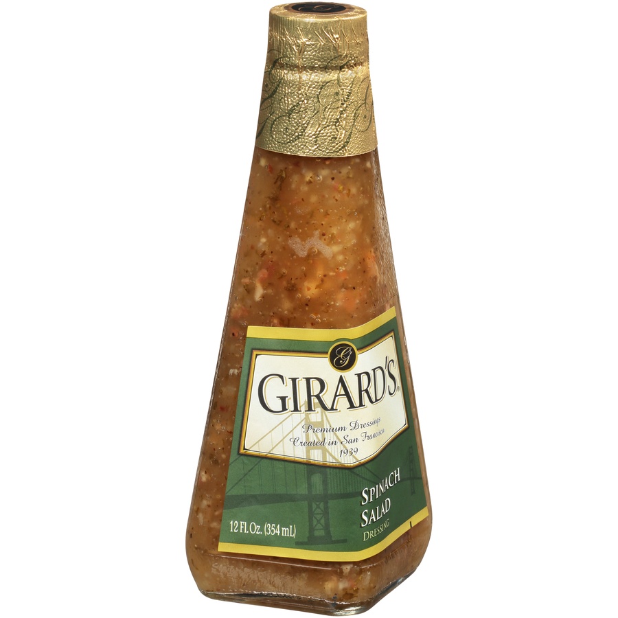 slide 2 of 8, Girard's Spinach Salad Dressing, 12 fl oz