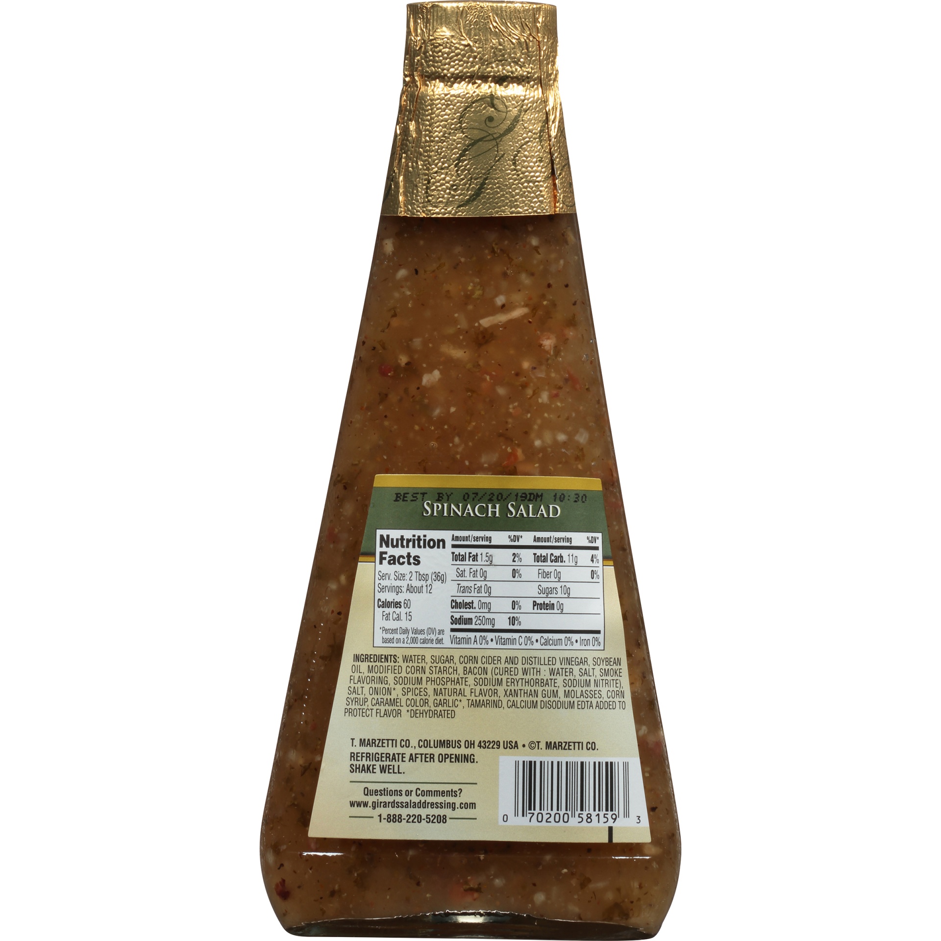 slide 6 of 8, Girard's Spinach Salad Dressing, 12 fl oz