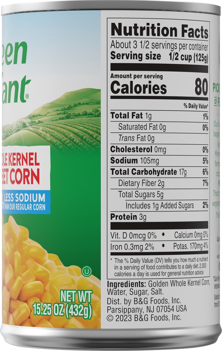 slide 9 of 9, Green Giant Whole Kernel Sweet Corn 15.25 oz, 15.25 oz