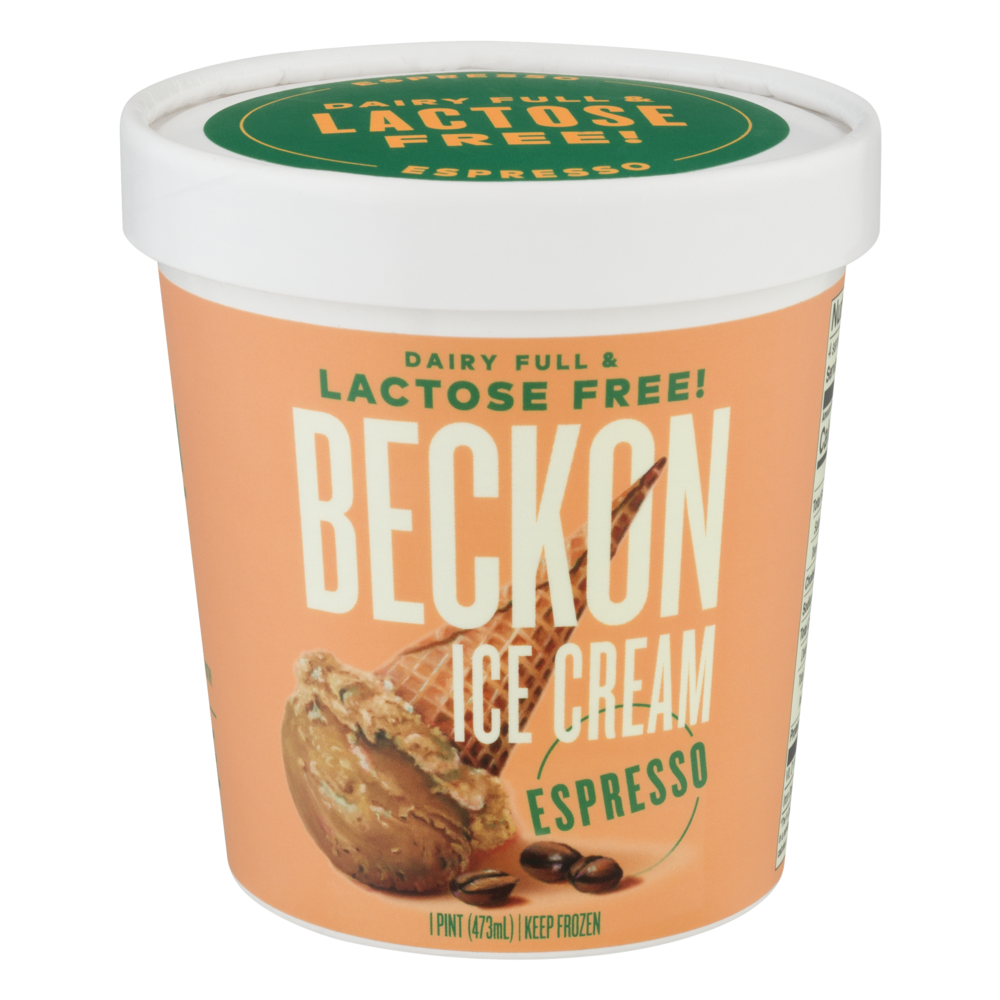 slide 1 of 1, Beckon Becok Lactose Free Ice Cream - Espresso, 16 fl oz