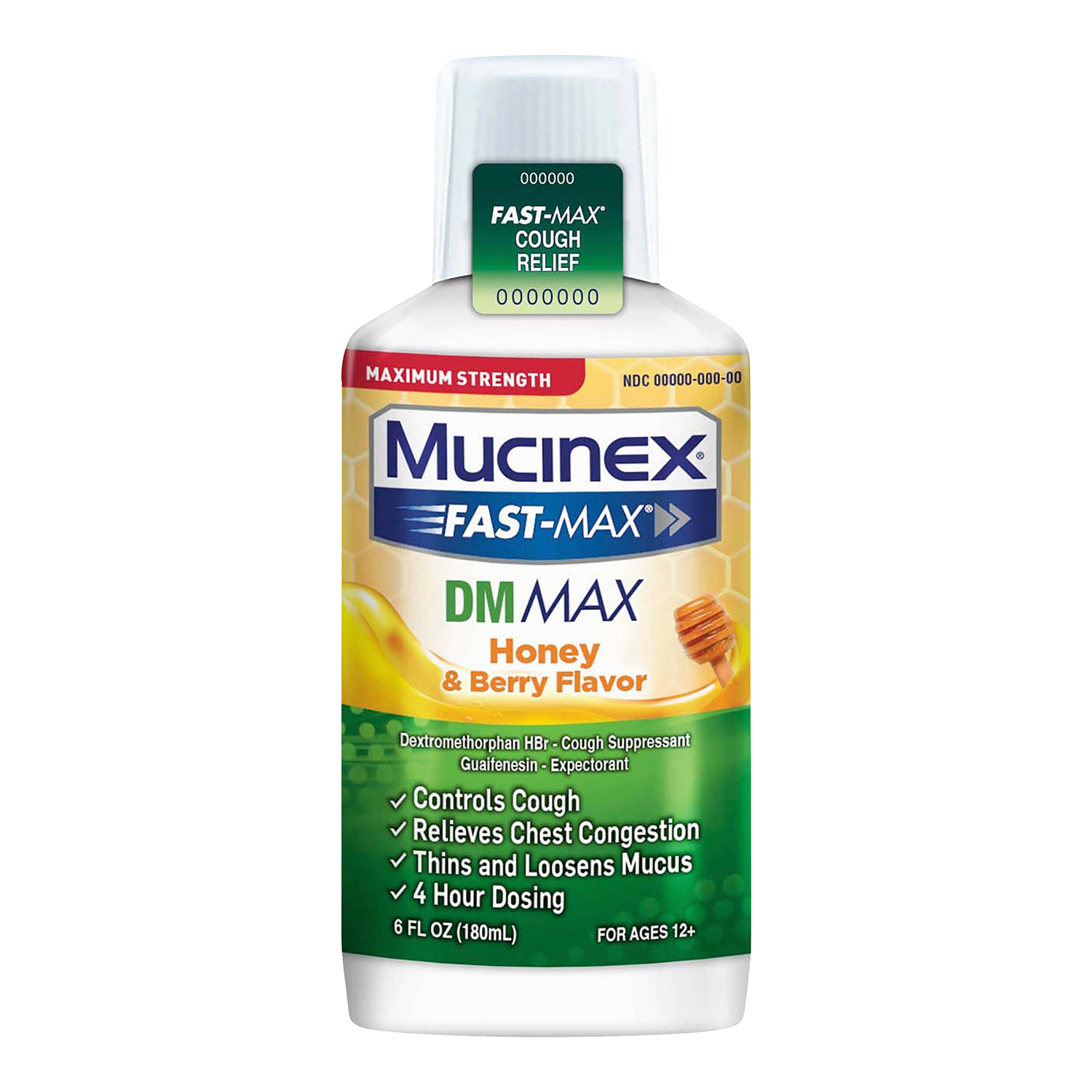 slide 1 of 2, Mucinex DM Fast Max Liquid Severe Congestion Cough Cold and Flu Medicine Day and Night Combo Pack - 2x6 oz, 6 oz