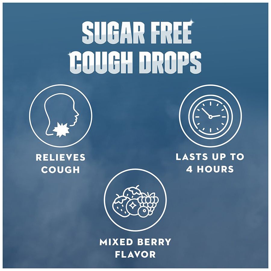 slide 4 of 5, Mucinex InstaSoothe 3 in 1 Formula Mixed Berry Flavor Cough Drops 40 ea, 40 ct