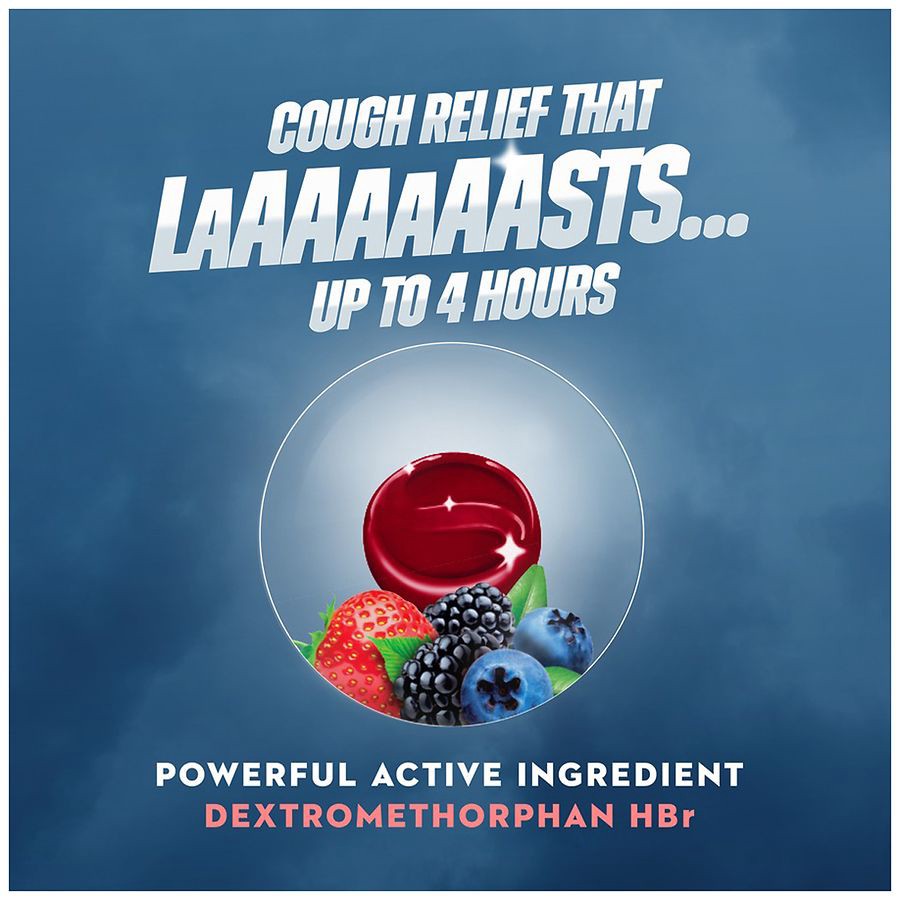 slide 2 of 5, Mucinex InstaSoothe 3 in 1 Formula Mixed Berry Flavor Cough Drops 40 ea, 40 ct