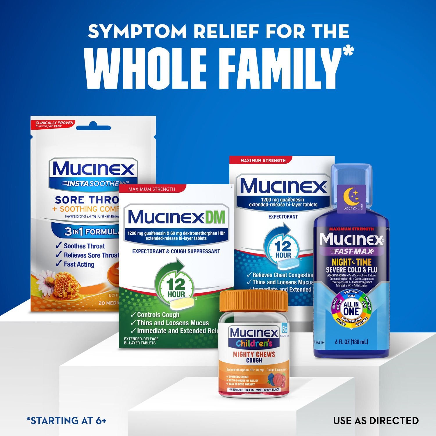 slide 8 of 11, Mucinex Children's Daytime Cough Relief Chews, Mixed Berry, 16 ct