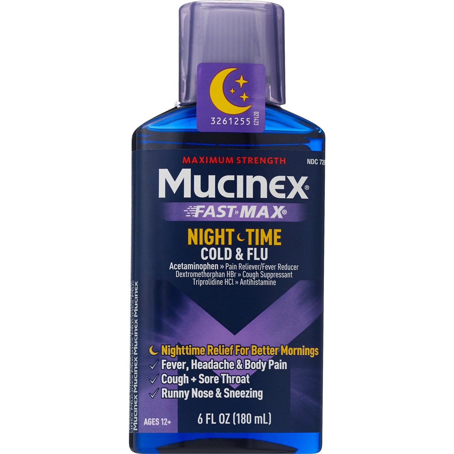 slide 4 of 4, Mucinex Fast Max Maximum Strength Severe Congestion & Cough/Cold & Flu 2 - 6 fl oz Bottles, 2 ct