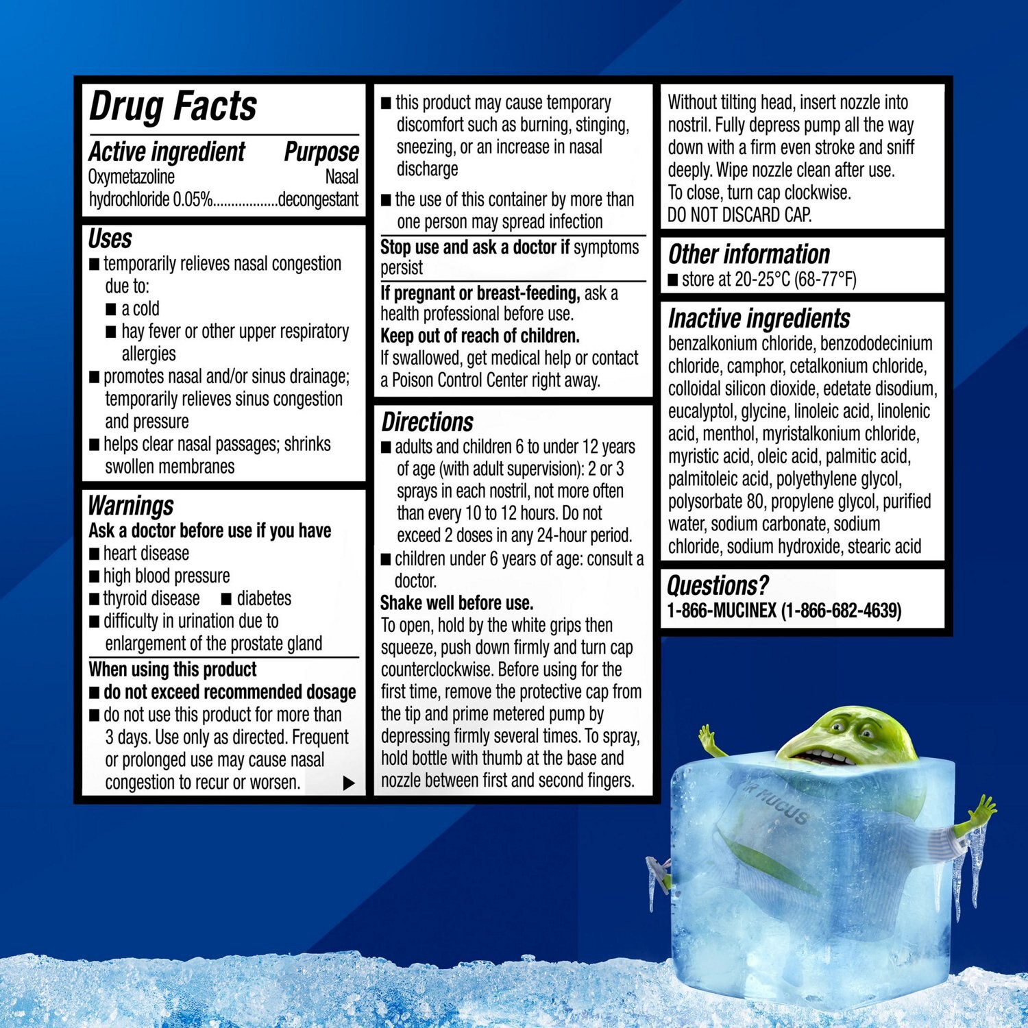 slide 2 of 9, Mucinex Sinus-Max Nasal Spray, Clear & Cool, .75 Oz, 2 Pk, 0.75 oz