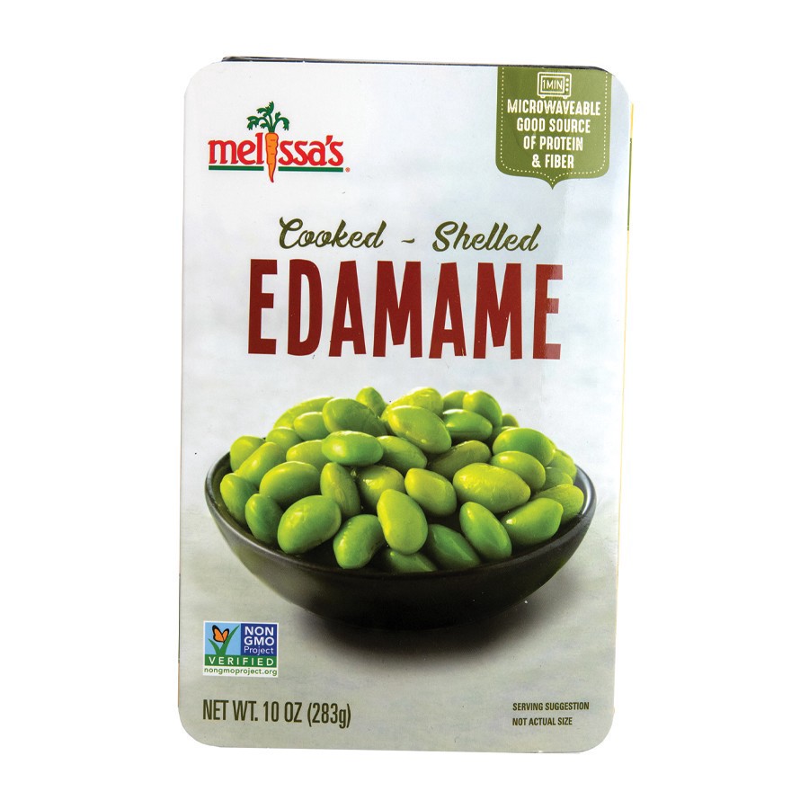 slide 1 of 1, Melissa's Organic Cooked Shelled Edamame 10 oz, 12 oz