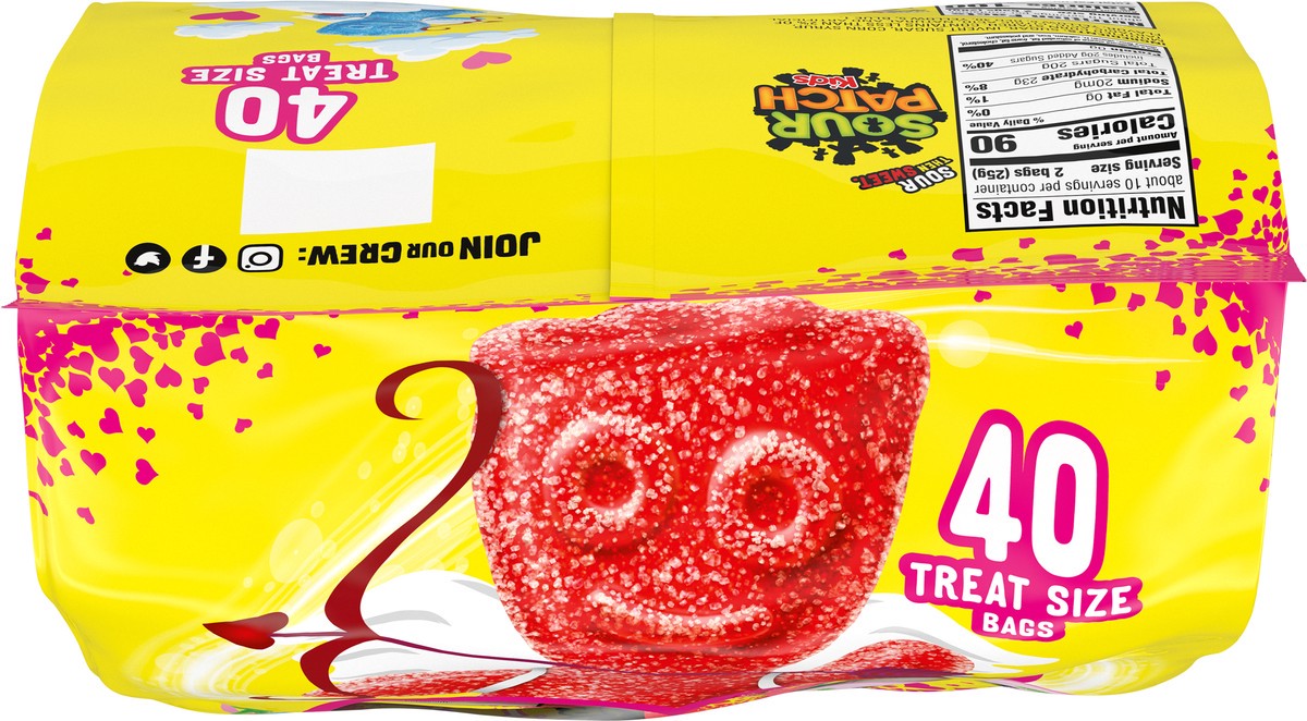 slide 6 of 9, SOUR PATCH KIDS Original and Watermelon Soft & Chewy Valentines Day Candy Variety Pack, 40 Snack Packs, 18.7 oz