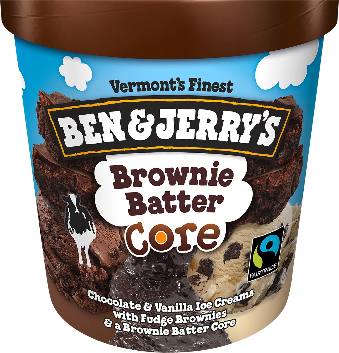 slide 7 of 7, Ben & Jerry's Ice Cream Brownie Batter Core, 16 oz, 16 oz