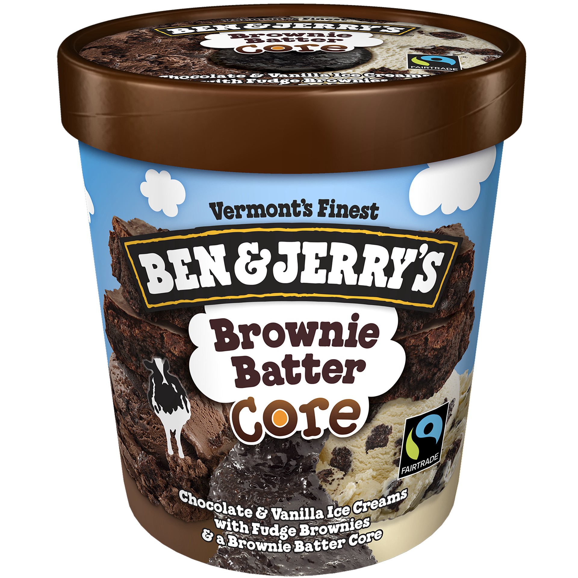 slide 1 of 7, Ben & Jerry's Ice Cream Brownie Batter Core, 16 oz, 16 oz