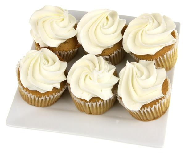 slide 1 of 1, Pumpkin Cupcakes With Cream Cheese Icing, 12 oz