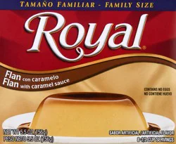 Royal Family Size With Caramel Sauce Flan 5.5 oz