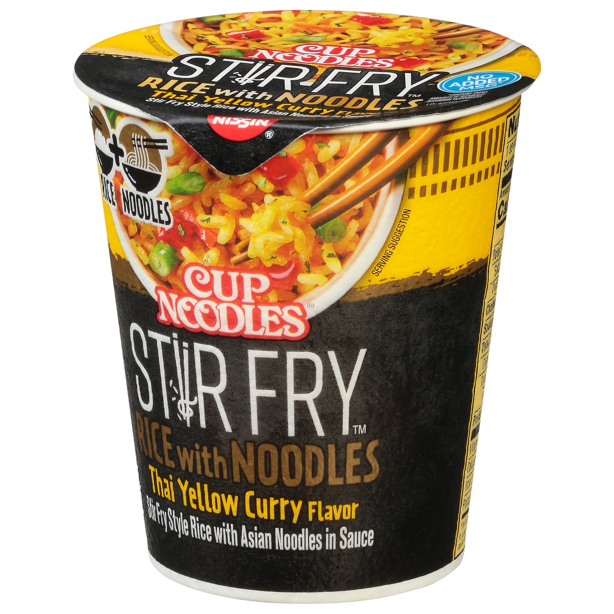 slide 3 of 9, Nissin Cup Noodles Stir Fry Rice With Noodles Thai Yellow Curry Unit - 2.61 OZ, 2.61 oz