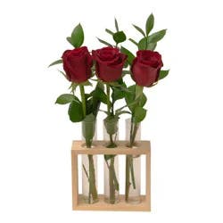 Bloom Haus Triple Rose Tube Vase