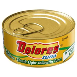Dolores Chunk Light Yellowfin Tuna in Vegetable Oil