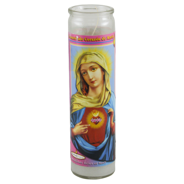 slide 1 of 1, Reed Candle Candle, Immaculate Heart of Mary, 1 ct