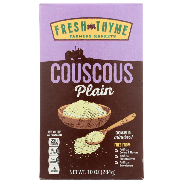 slide 1 of 1, Fresh Thyme Plain Couscous, 10 oz