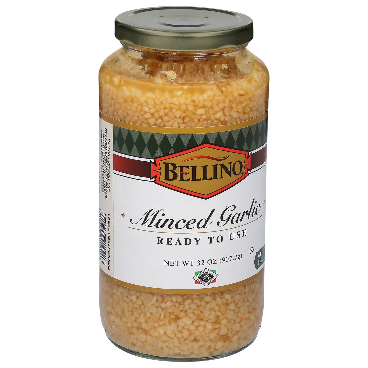 slide 4 of 4, Bellino Minced Garlic 32 oz, 32 fl oz