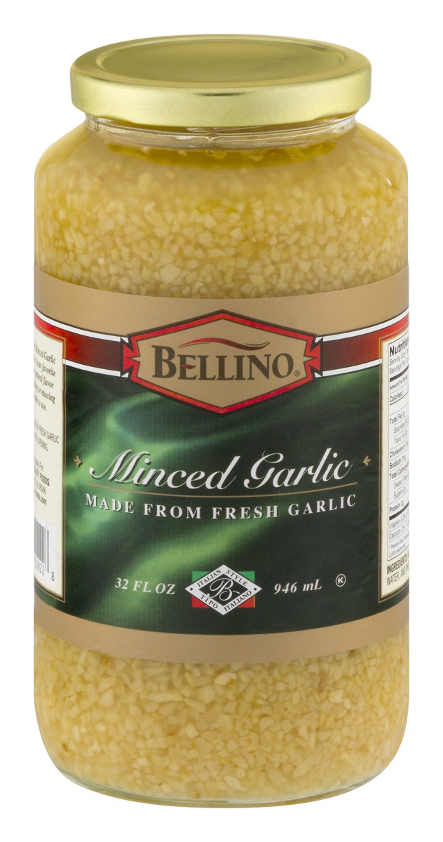 slide 1 of 1, Bellino Minced Garlic, 32 fl oz