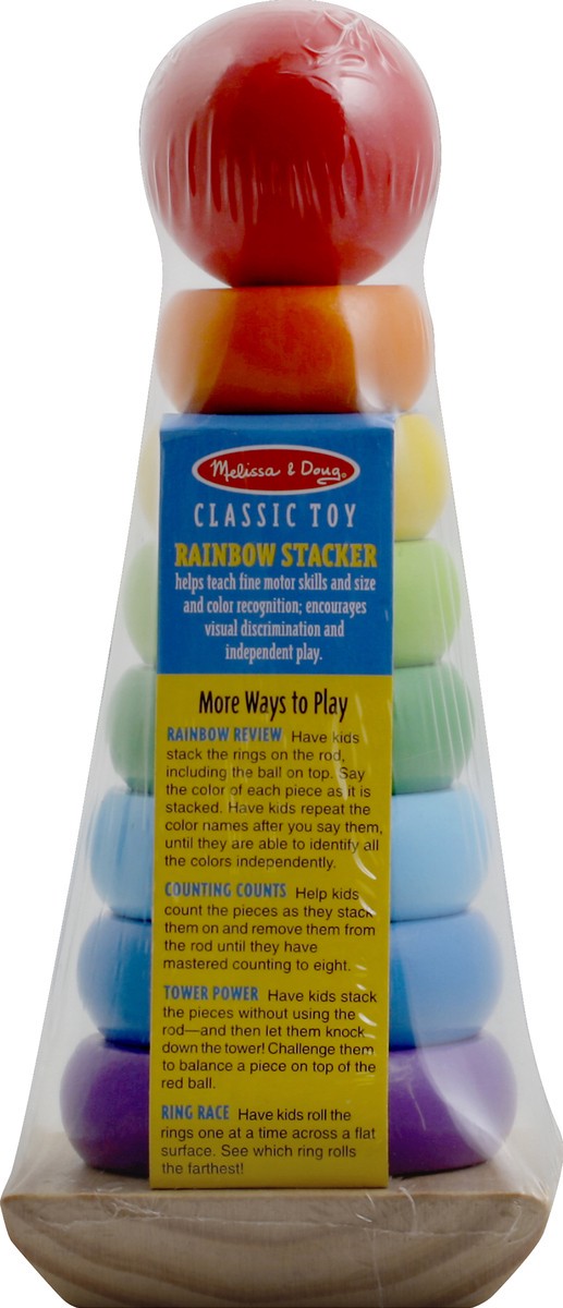 slide 7 of 8, Melissa & Doug Rainbow Stacker - EA, 1 ct