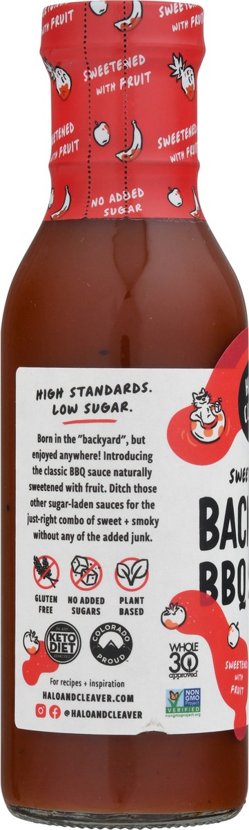 slide 7 of 11, Halo And Cleaver Backyard Red Bbq Sauce, 13 oz