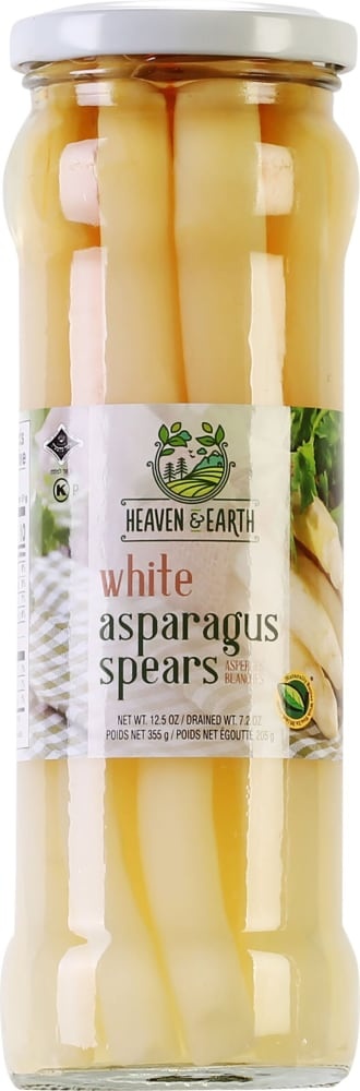 slide 1 of 1, Heaven & Earth White Asparagus, 12.5 oz