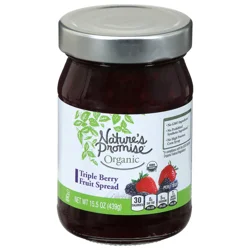 Nature's Promise Organic Triple Berry Fruit Spread