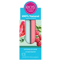 EOS Lip Balm Sticks Watermelon Frose/Lychee Martini