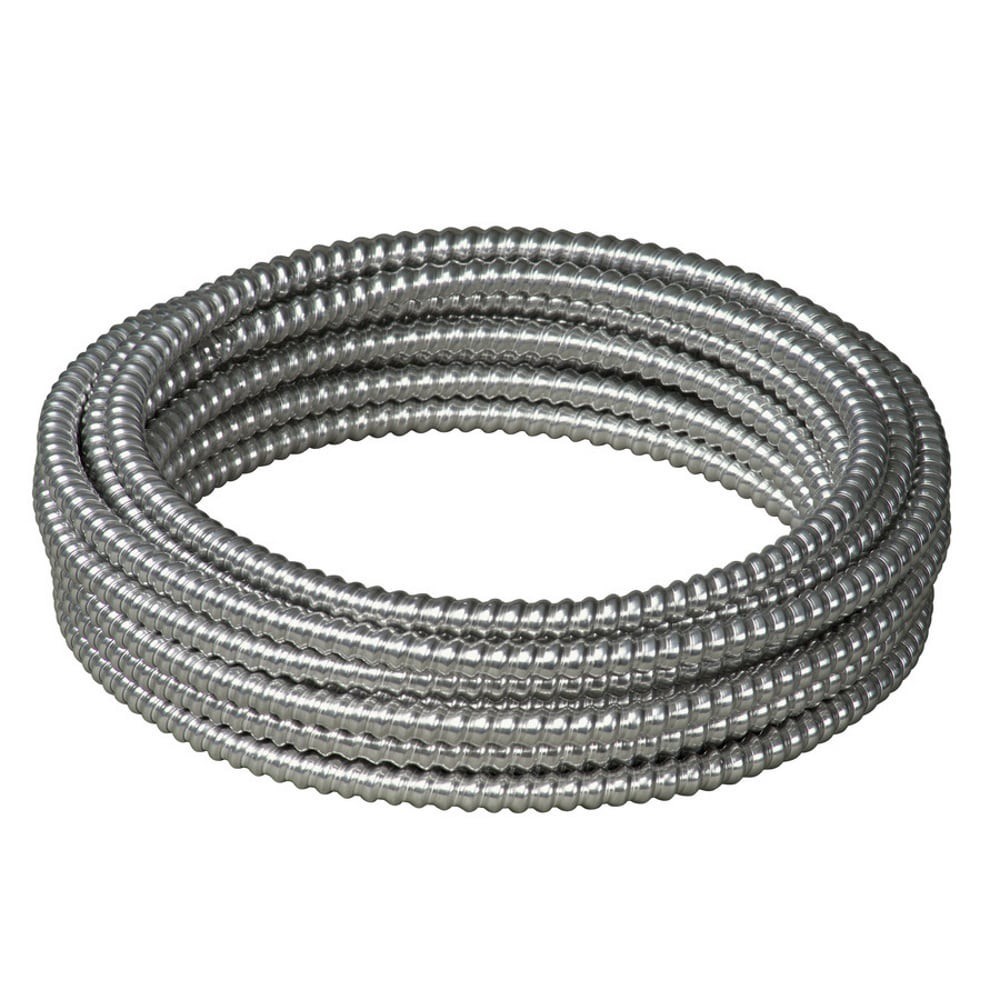 slide 3 of 3, Southwire Armorlite 25-ft 14 / 3 Solid Aluminum BX/AC Armored Cable, 1 ct