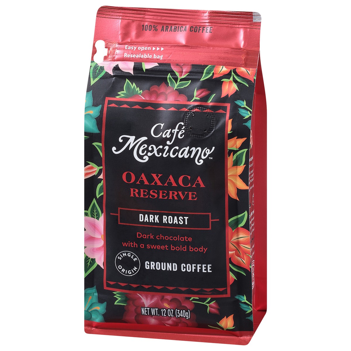 slide 11 of 12, Cafe Mexicano Dark Roast Ground 100% Arabica Oaxaca Reserve Ground Coffee 12 oz, 