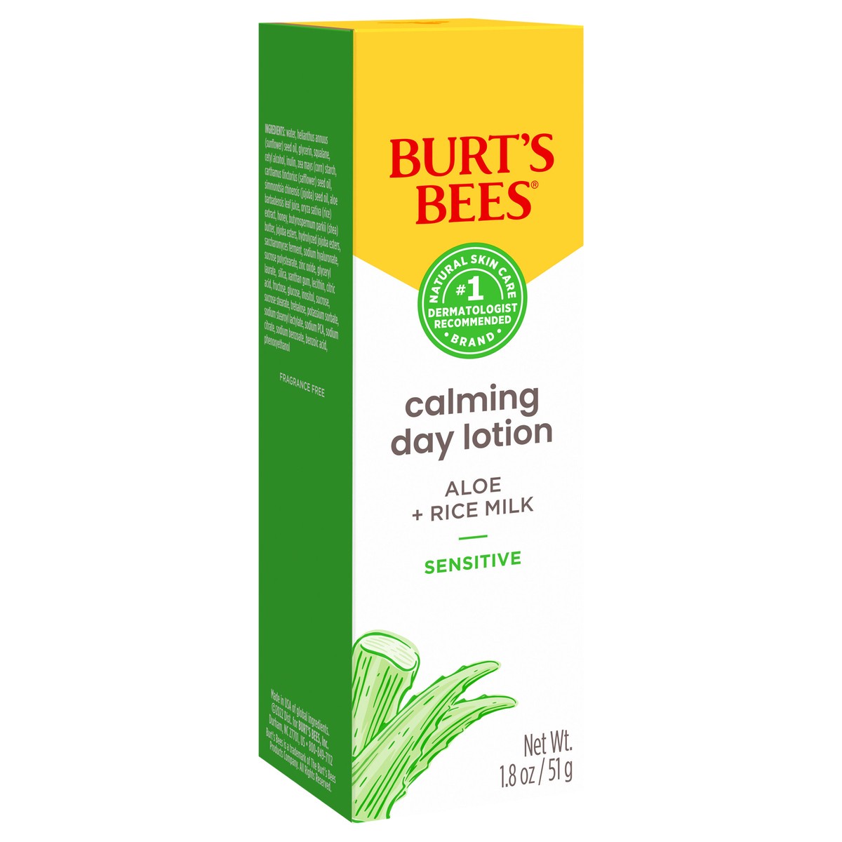 slide 5 of 9, Burt's Bees Natural Origin Sensitive Solutions Calming Day Lotion, 1.8 oz