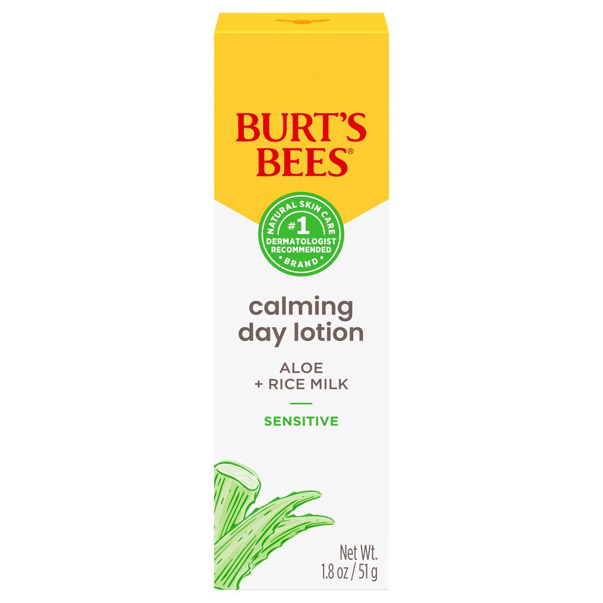 slide 1 of 9, Burt's Bees Natural Origin Sensitive Solutions Calming Day Lotion, 1.8 oz