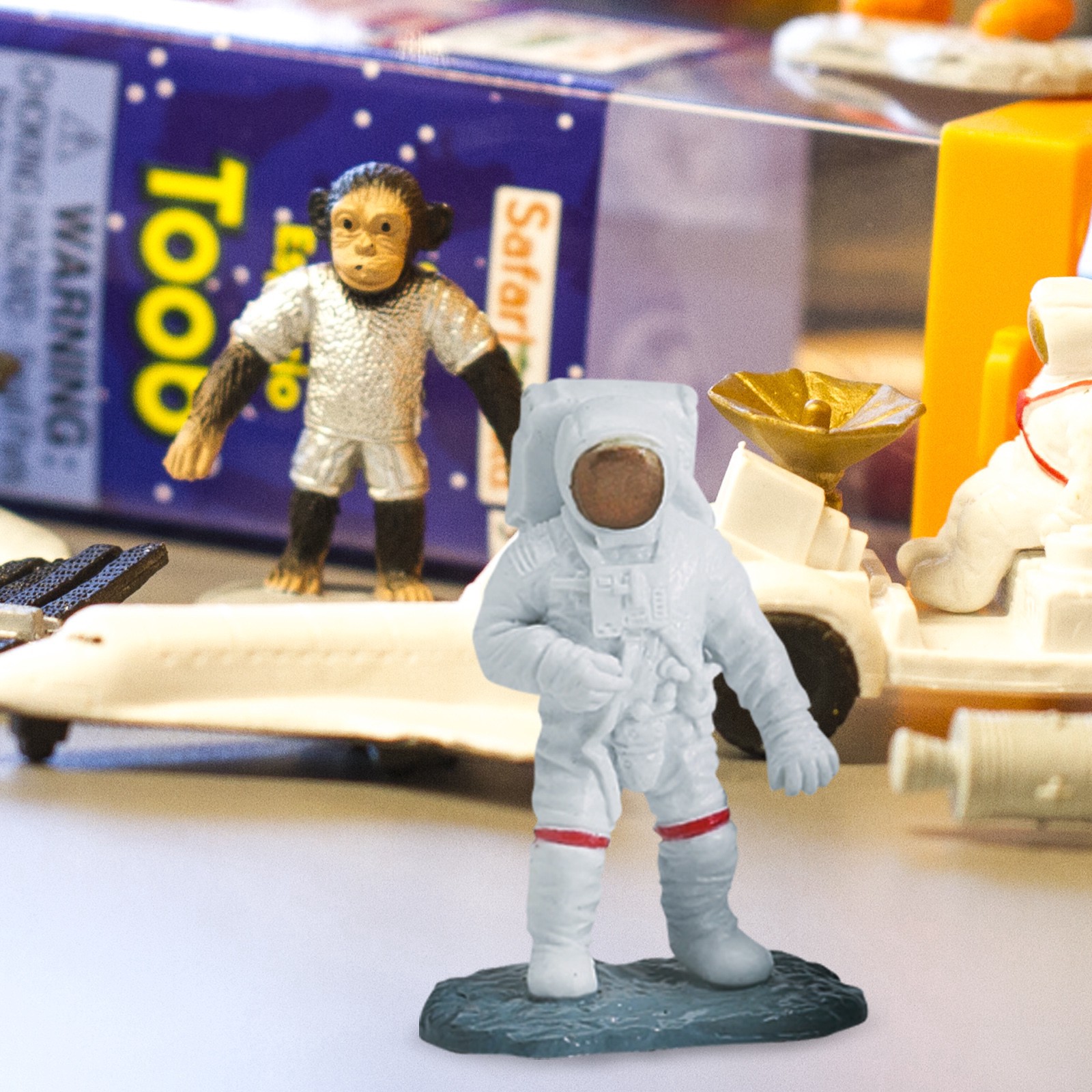 slide 2 of 4, Safari Ltd. Safari Ltd Toob Space, 1.5 in x 1.5 in