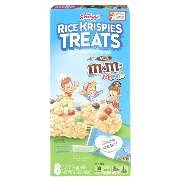 slide 1 of 1, Rice Krispies Chocolate Chip Marshmallow Blasted Treats, 6.2 oz